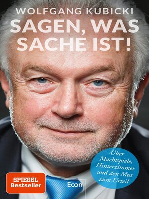 cover image of Sagen, was Sache ist